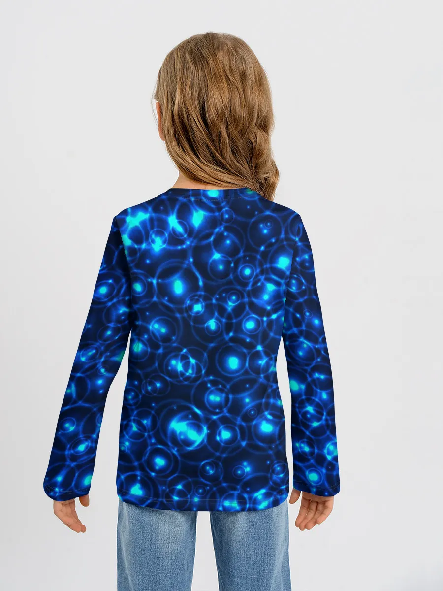 Детский лонгслив / Пузырчатый абстракт