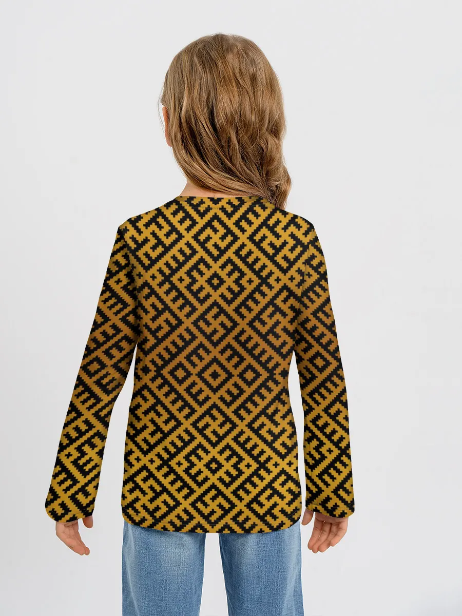 Детский лонгслив / Славянский оберег