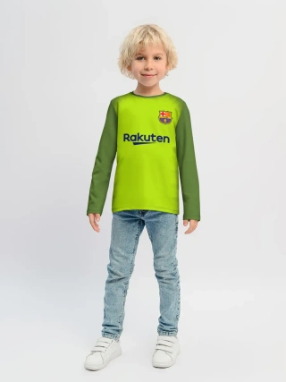 Детский лонгслив / Месси Форма Новая Away 18/19