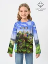 Детский лонгслив / Лев - Minecraft