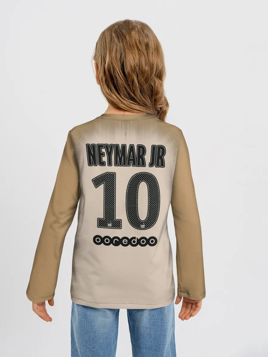 Детский лонгслив / Неймар Форма Новая Away 18/19