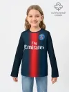 Детский лонгслив / PSG Форма Новая Home 18/19