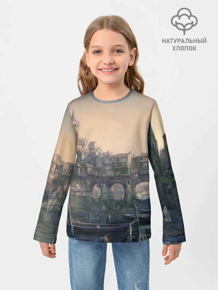 Детский лонгслив / The Witcher 3: Wild Hunt