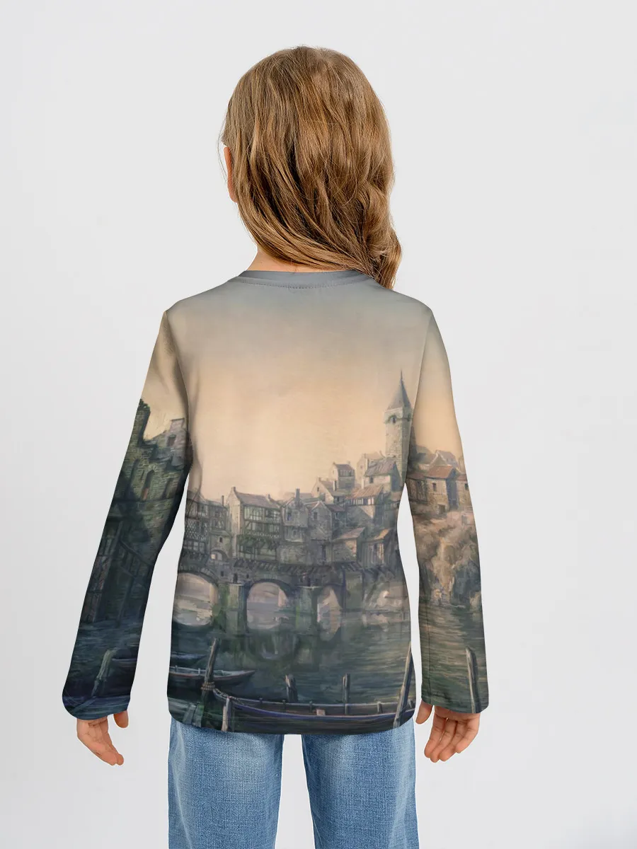 Детский лонгслив / The Witcher 3: Wild Hunt