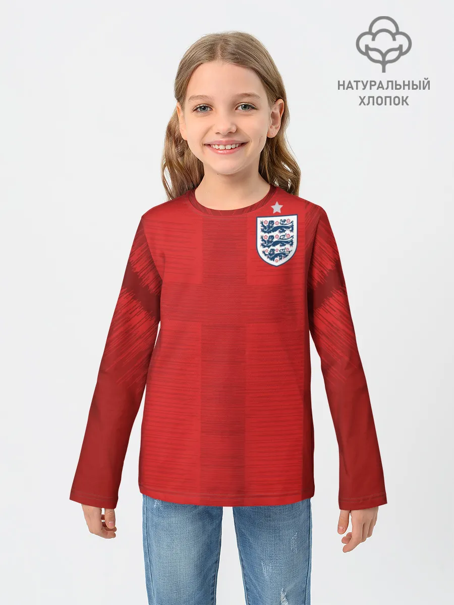 Детский лонгслив / England away WC 2018