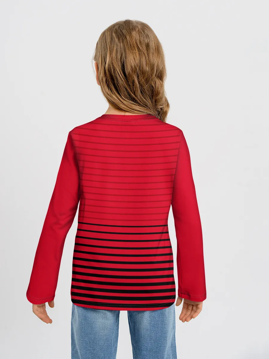 Детский лонгслив / Man United Форма Home 18/19