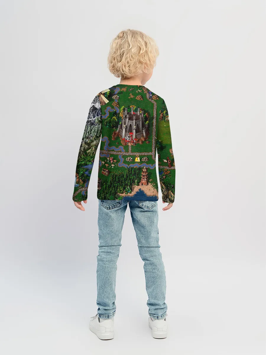 Детский лонгслив / Карта