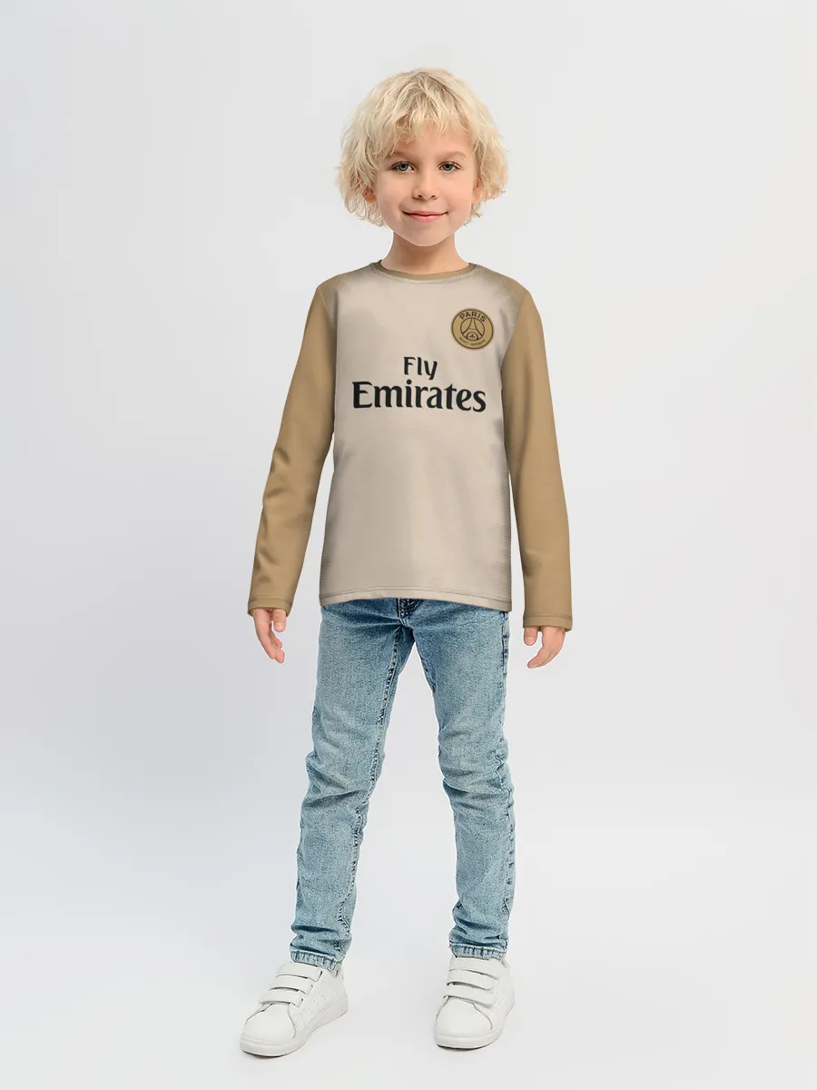 Детский лонгслив / PSG Форма Новая Away 18/19
