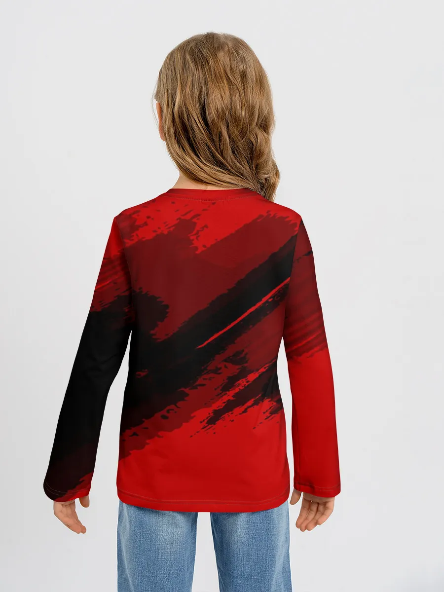 Детский лонгслив / JUVENTUS SPORT RED