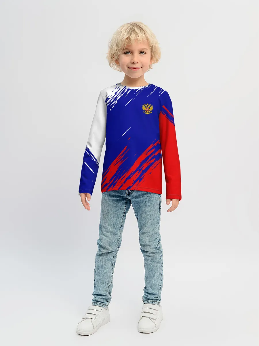 Детский лонгслив / RUSSIA SPORT / РОССИЯ СПОРТ