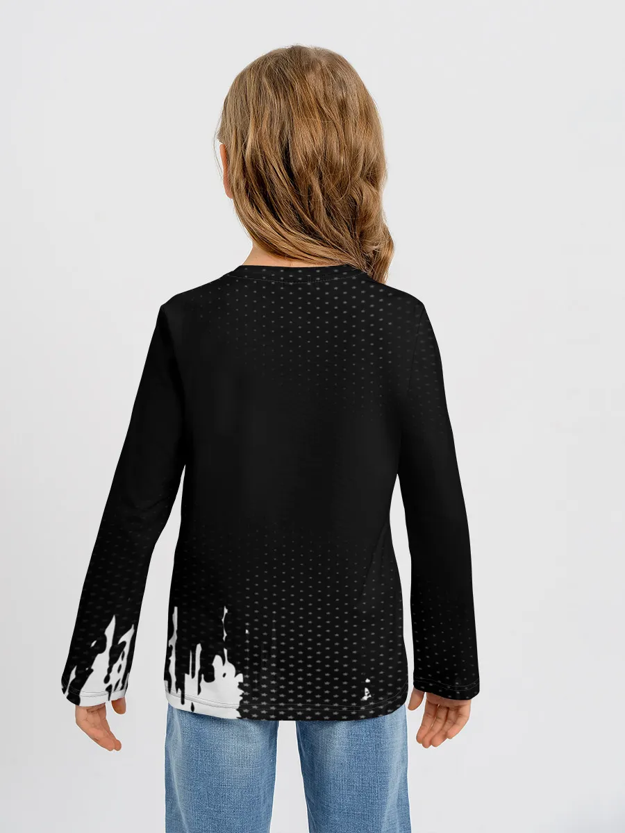 Детский лонгслив / Russia black collection