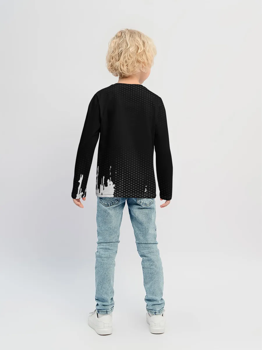 Детский лонгслив / Russia black collection