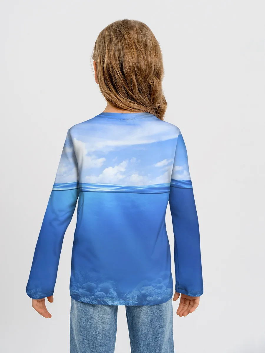 Детский лонгслив / Дайвинг