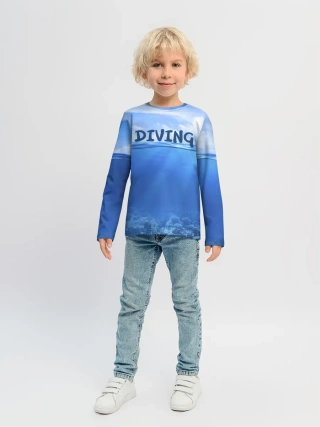 Детский лонгслив / Дайвинг