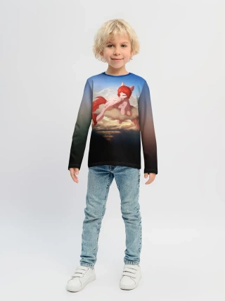 Детский лонгслив / Red