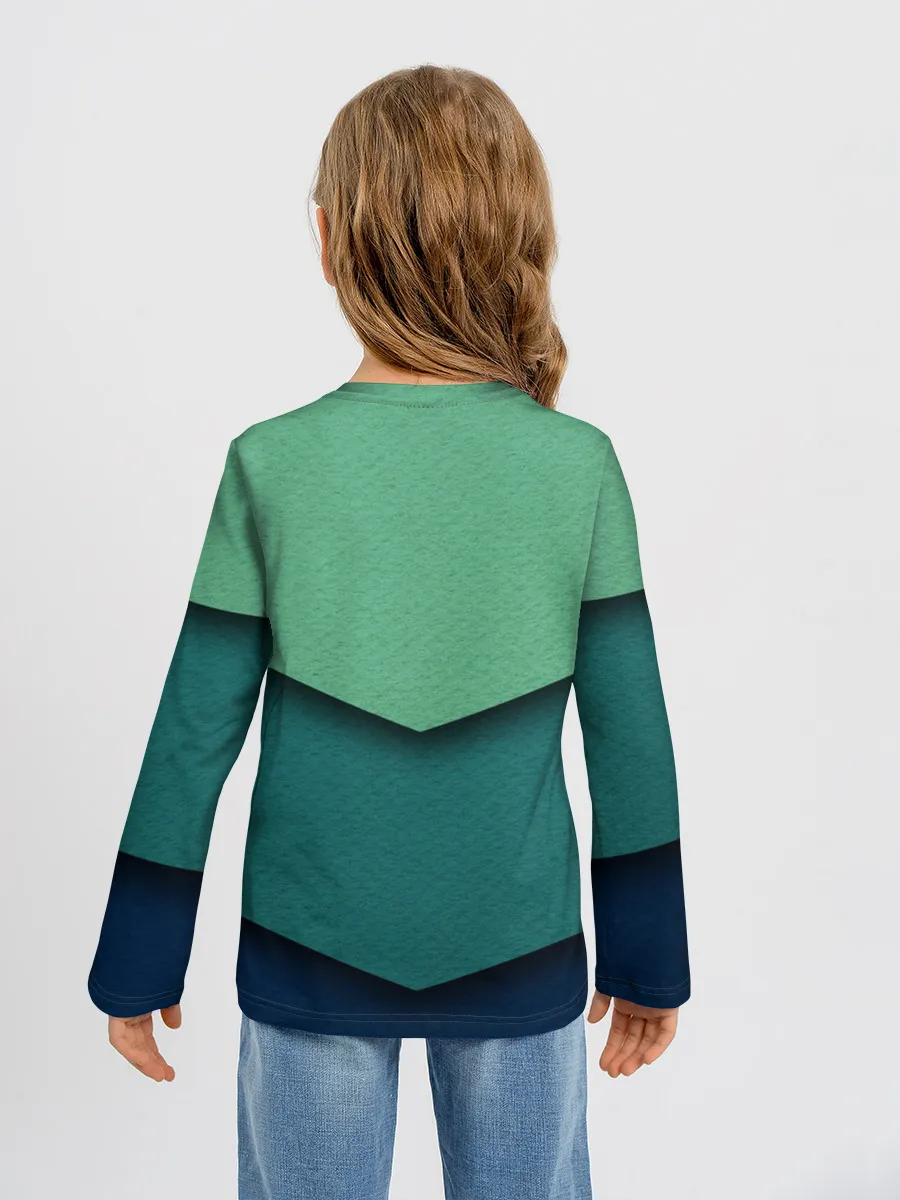 Детский лонгслив / Текстура бумаги