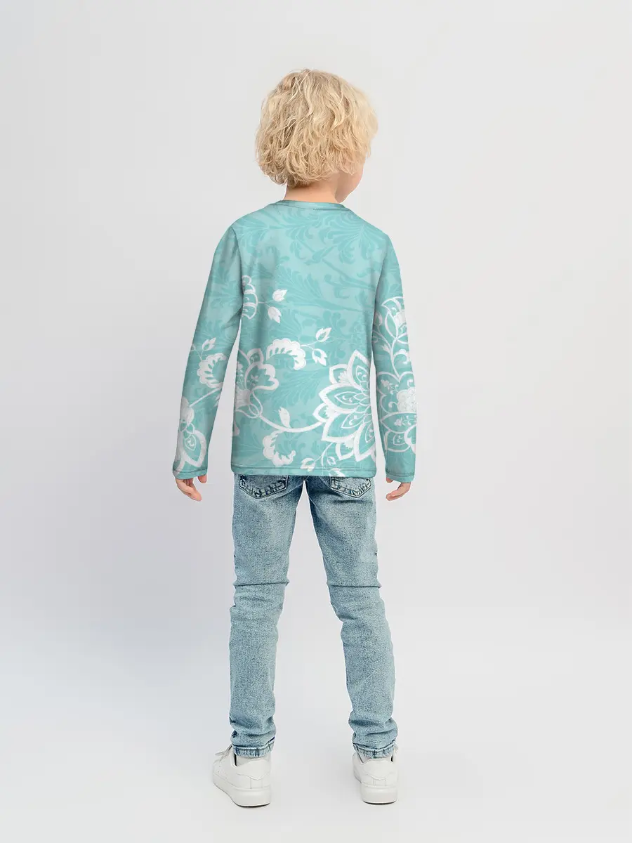 Детский лонгслив / Кружевные цветы
