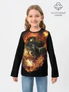Детский лонгслив / Русский медведь