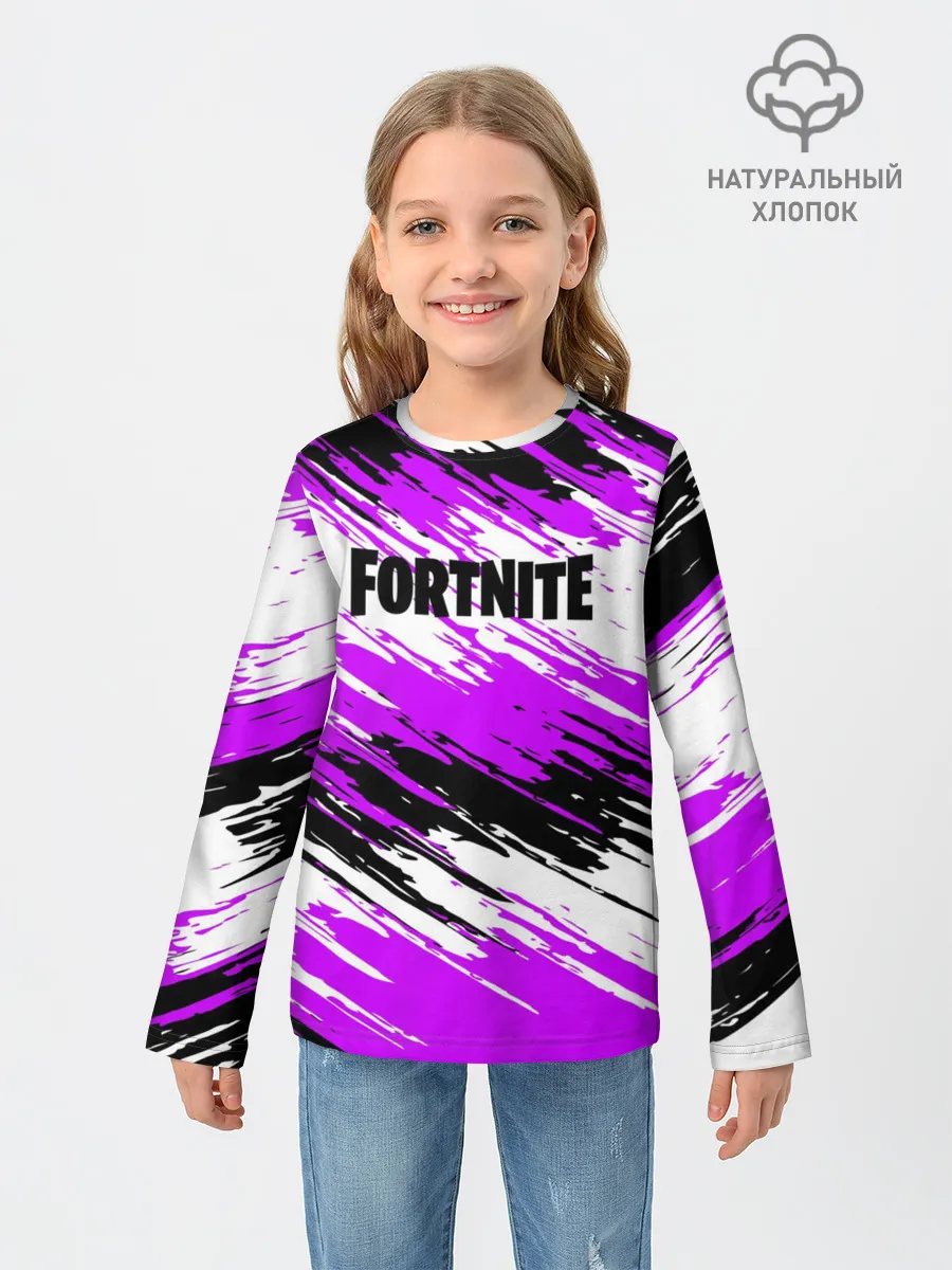 Детский лонгслив / Fortnite