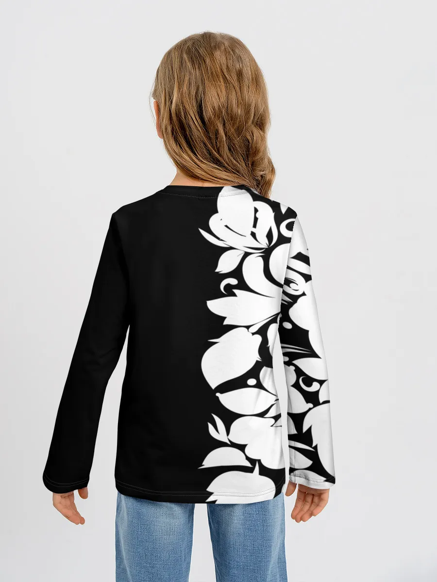 Детский лонгслив / Russia Black&White Style