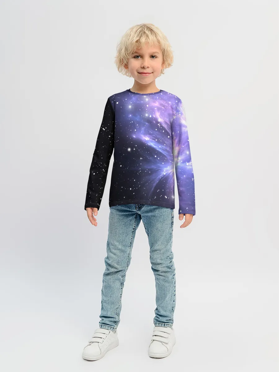 Детский лонгслив / Сияние звёзд