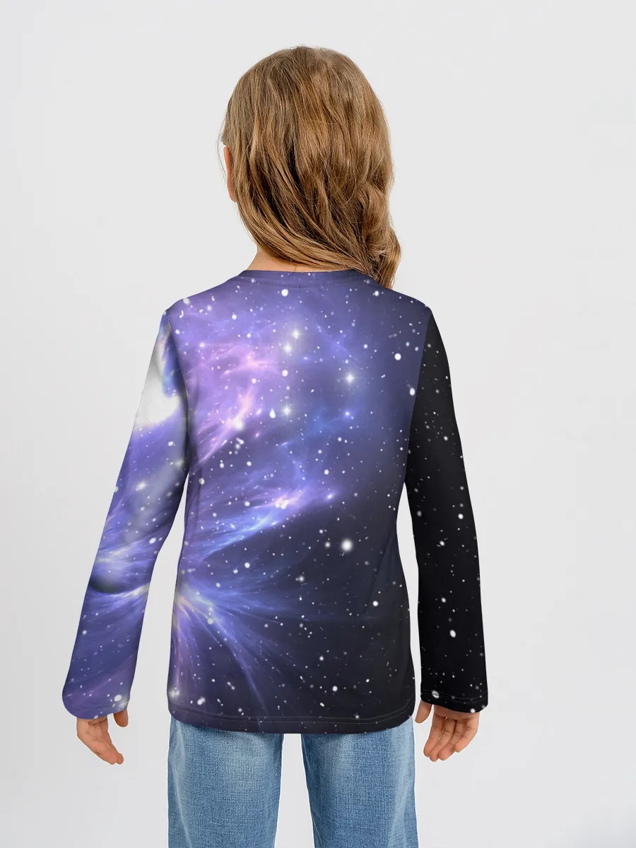 Детский лонгслив / Сияние звёзд
