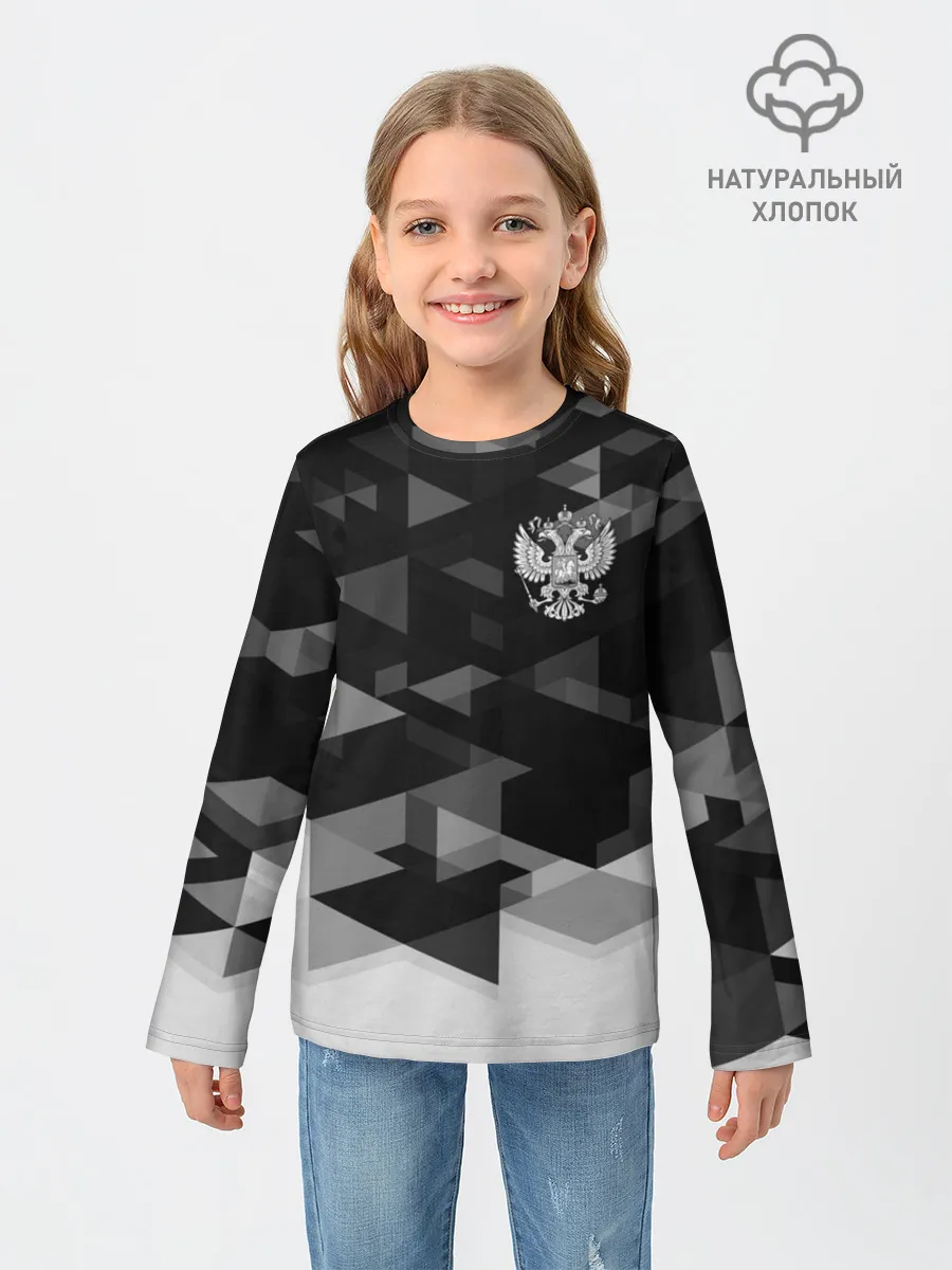 Детский лонгслив / Герб РФ