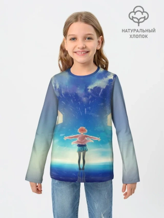 Детский лонгслив / Beyond the Boundary