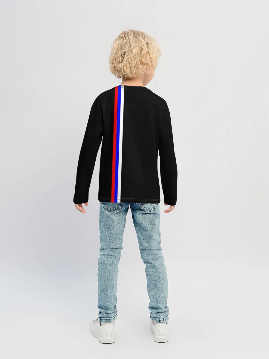 Детский лонгслив / Лента с гербом России
