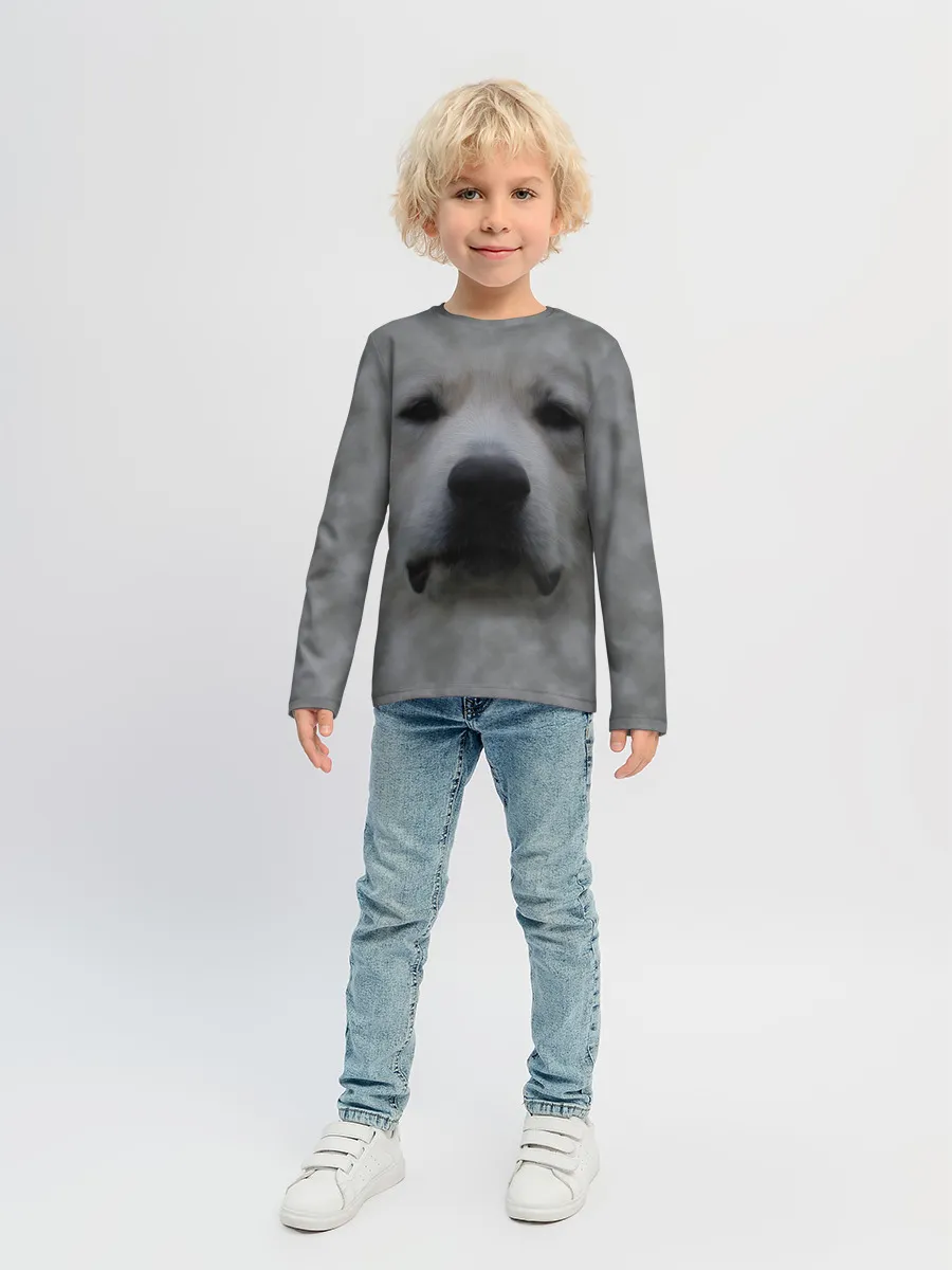 Детский лонгслив / Лабрадор