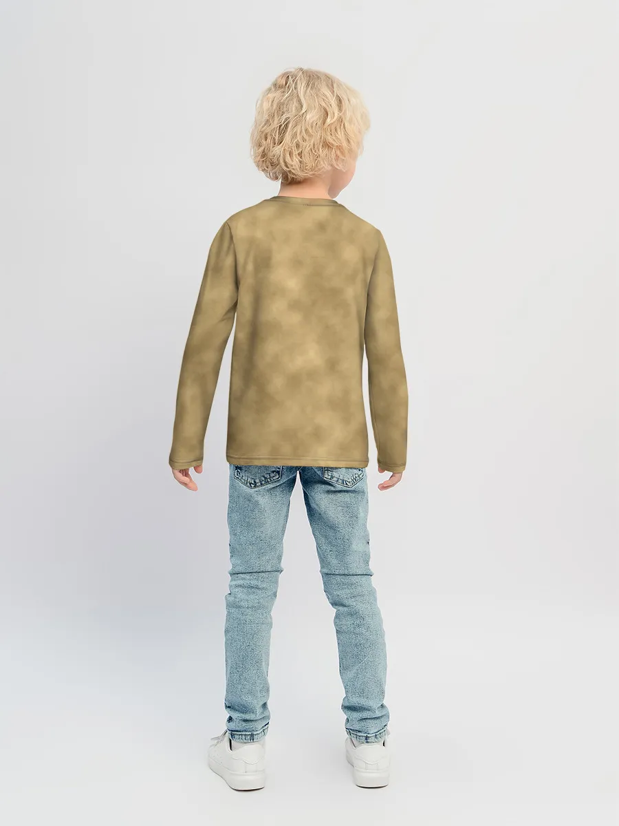 Детский лонгслив / Лев