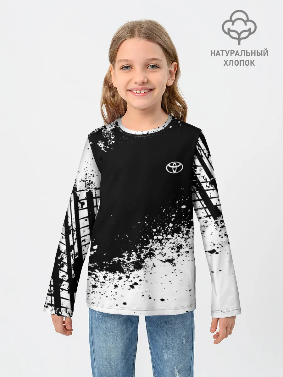 Детский лонгслив / Toyota brand motors