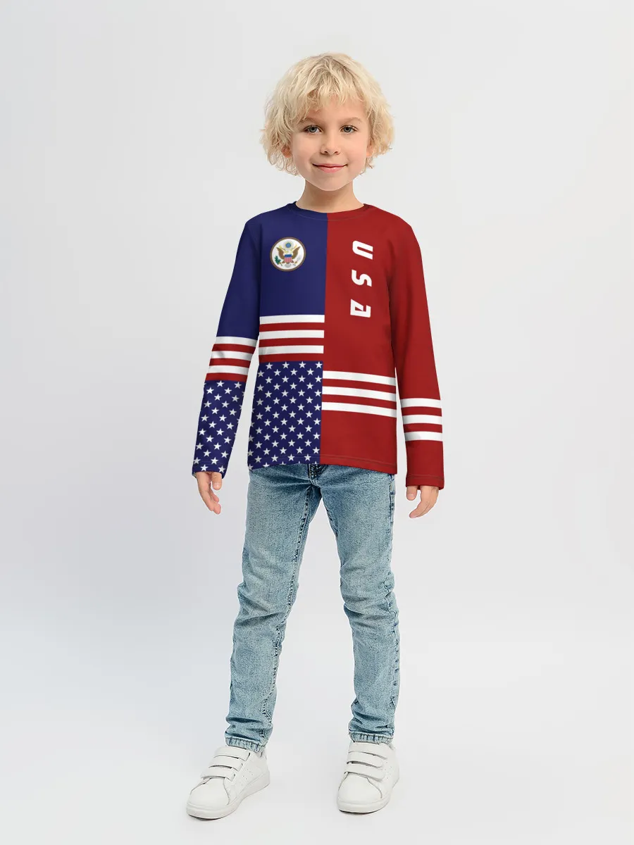 Детский лонгслив / USA
