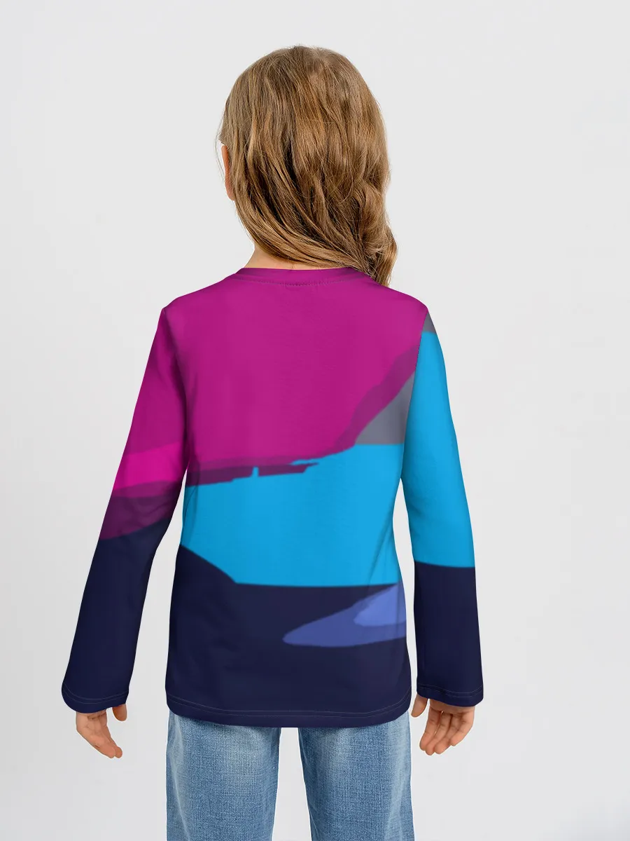 Детский лонгслив / DeLorean