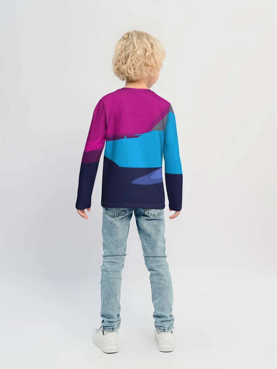 Детский лонгслив / DeLorean