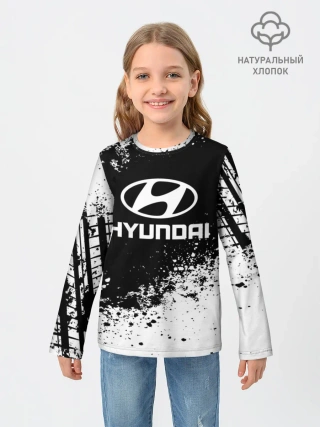 Детский лонгслив / Hyundai abstract sport
