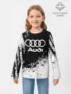 Детский лонгслив / Audi abstract sport