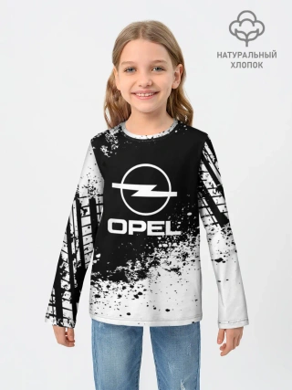 Детский лонгслив / Opel abstract sport
