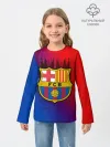 Детский лонгслив / FC Barcelona color sport