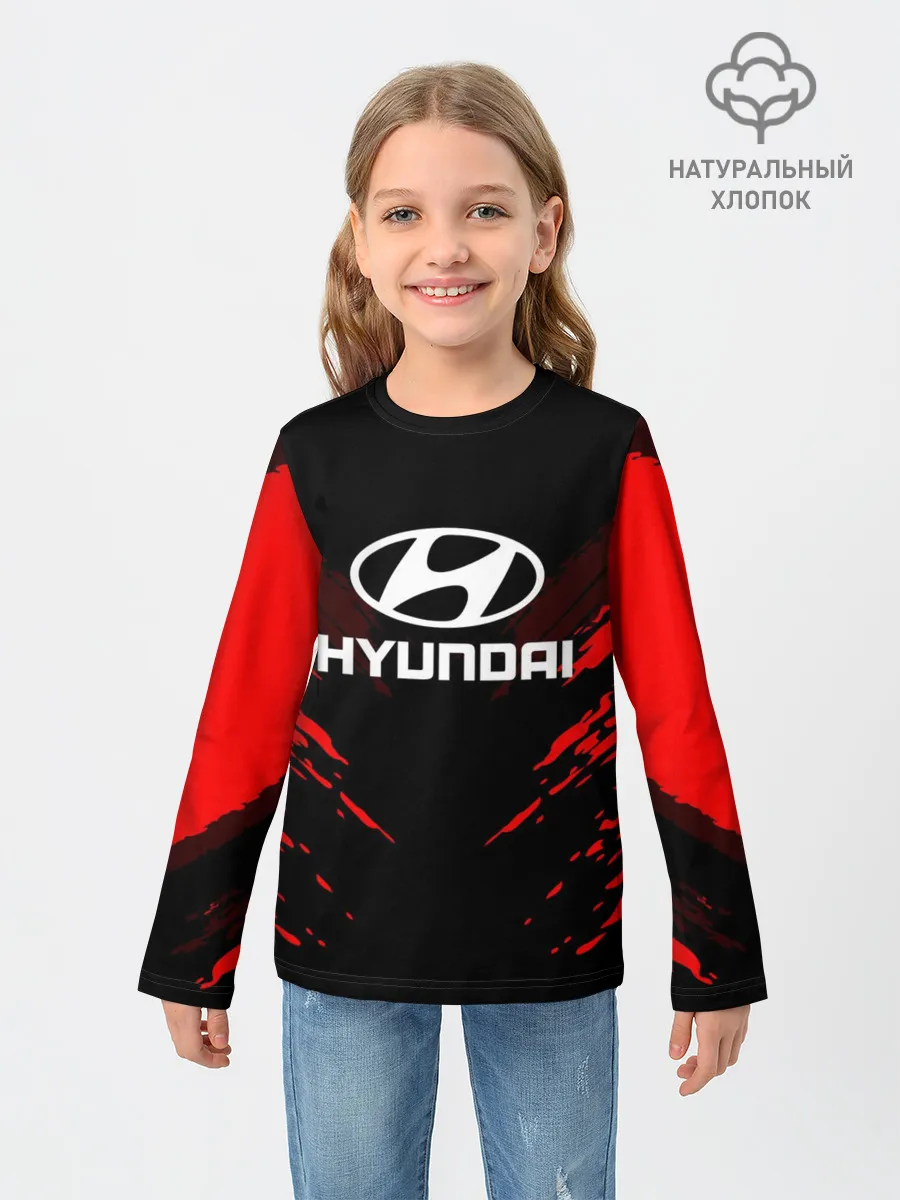 Детский лонгслив / HYUNDAI SPORT COLLECTION