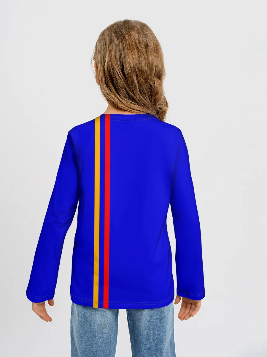 Детский лонгслив / Армения, лента с гербом