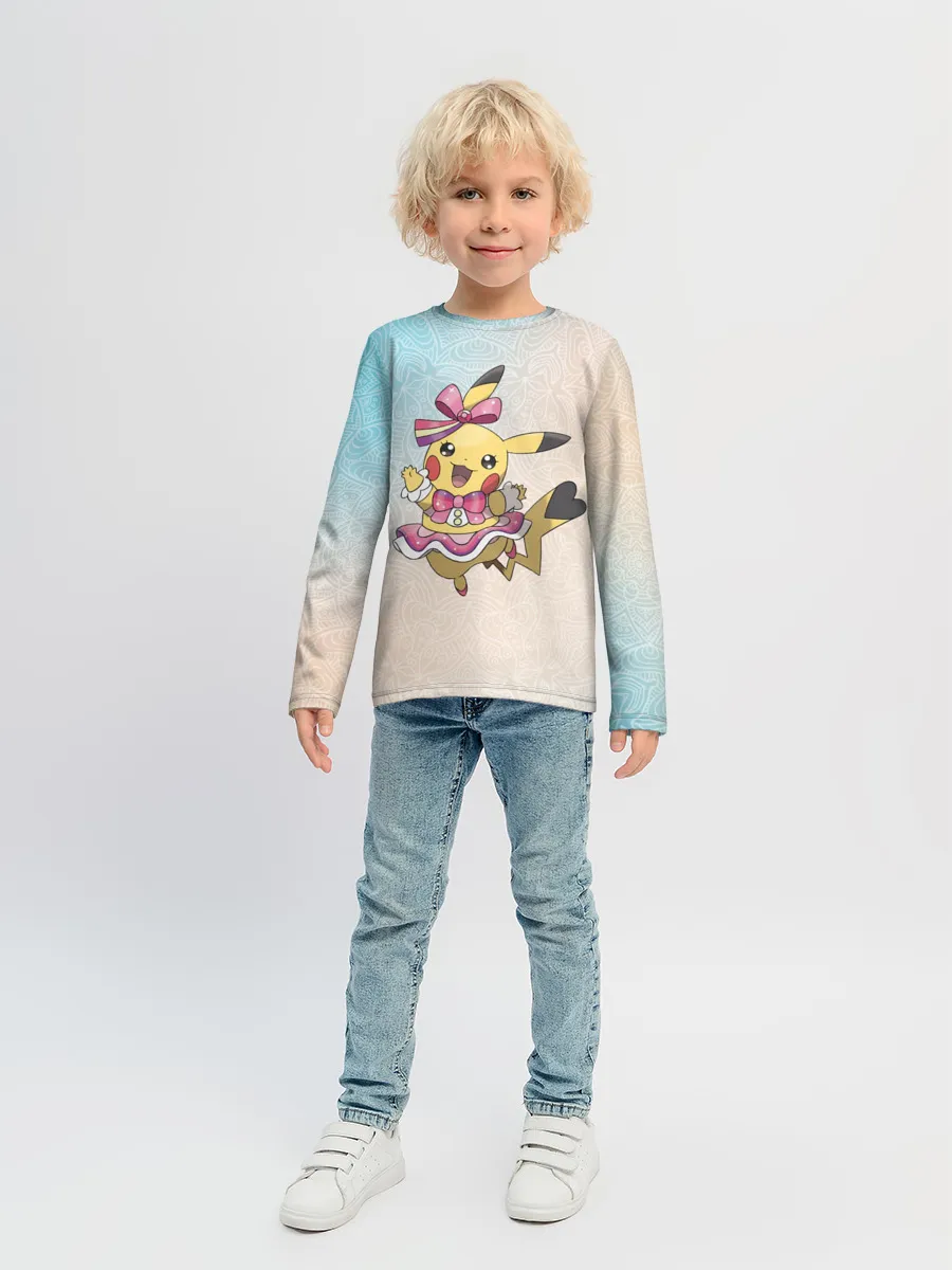 Детский лонгслив / Пикачу