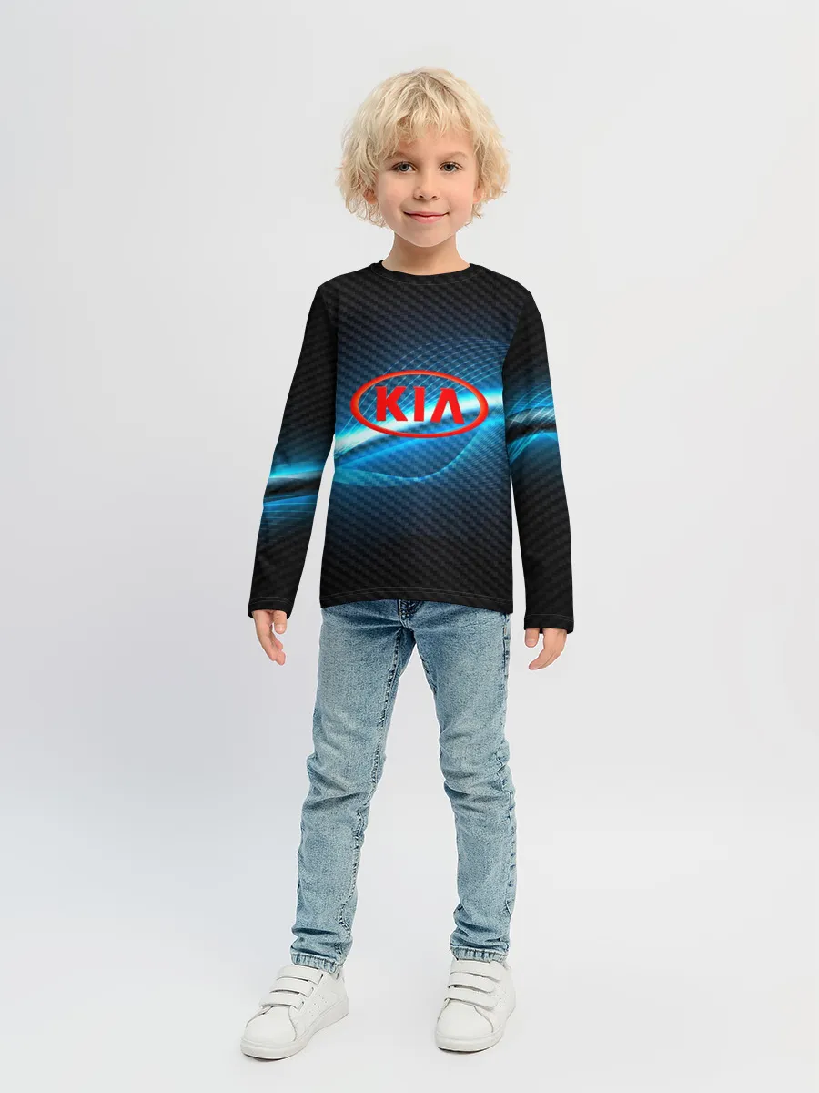 Детский лонгслив / KIA machine motor XXI