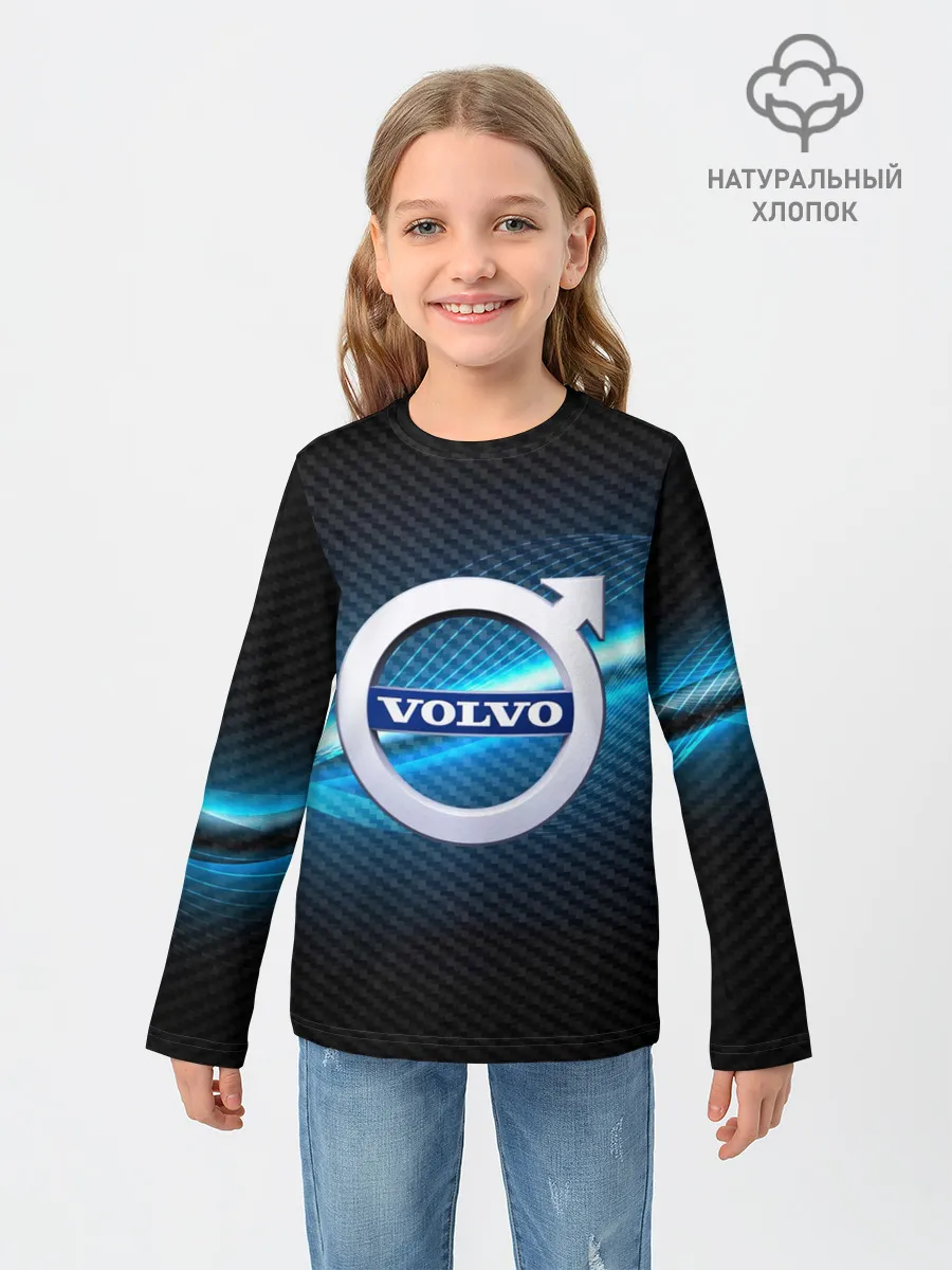 Детский лонгслив / VOLVO machine motor XXI