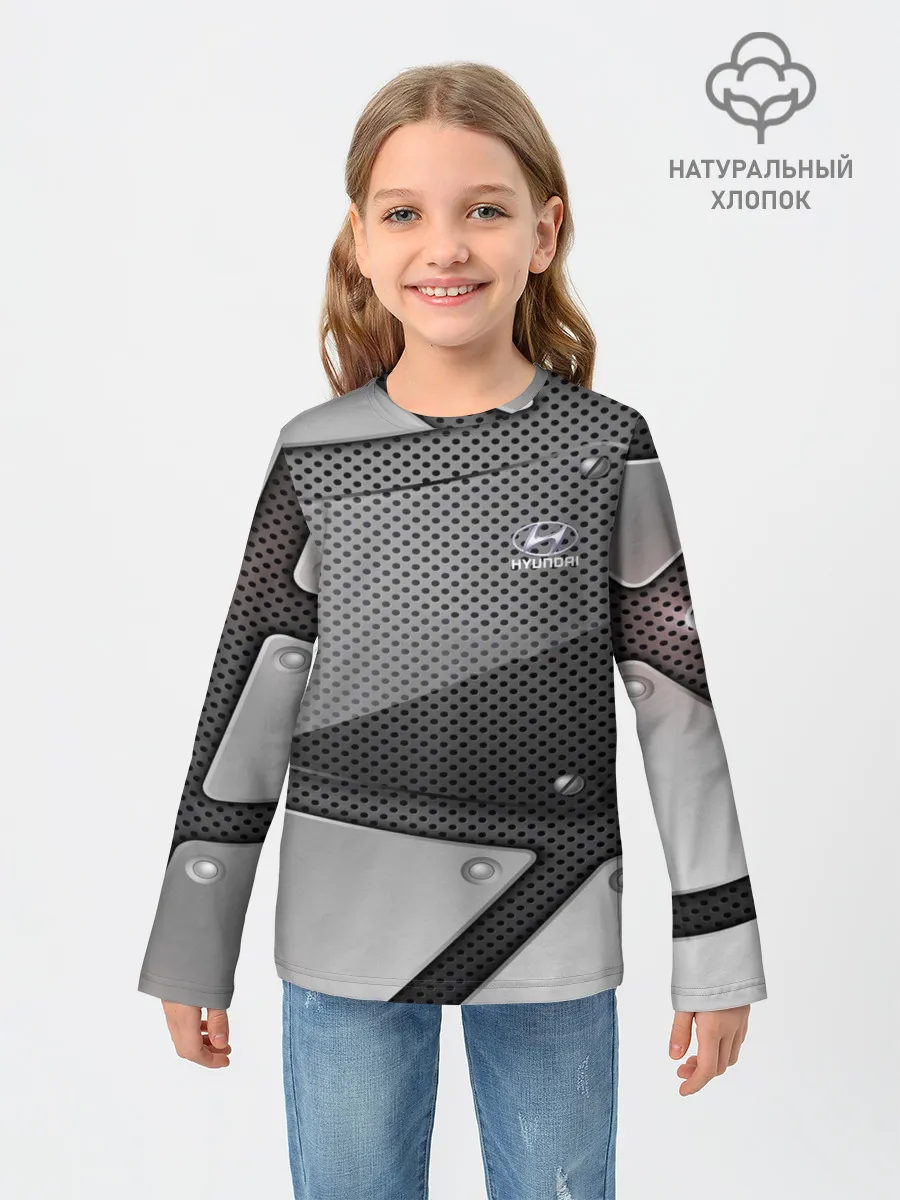 Детский лонгслив / Hyundai metalic motors