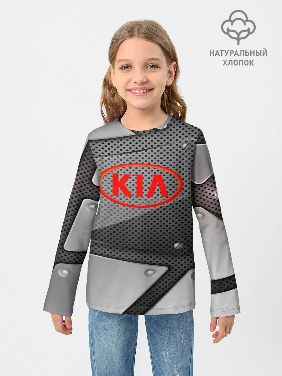 Детский лонгслив / KIA metalic 2018