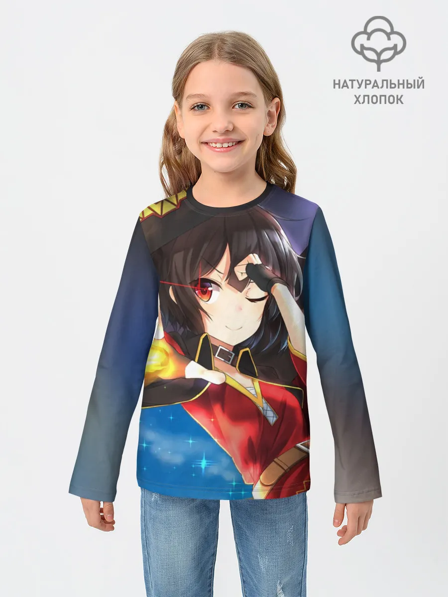 Детский лонгслив / Megumin луч из руки