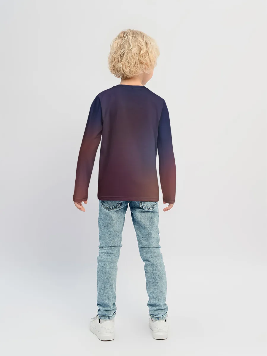 Детский лонгслив / Konosuba с посохом