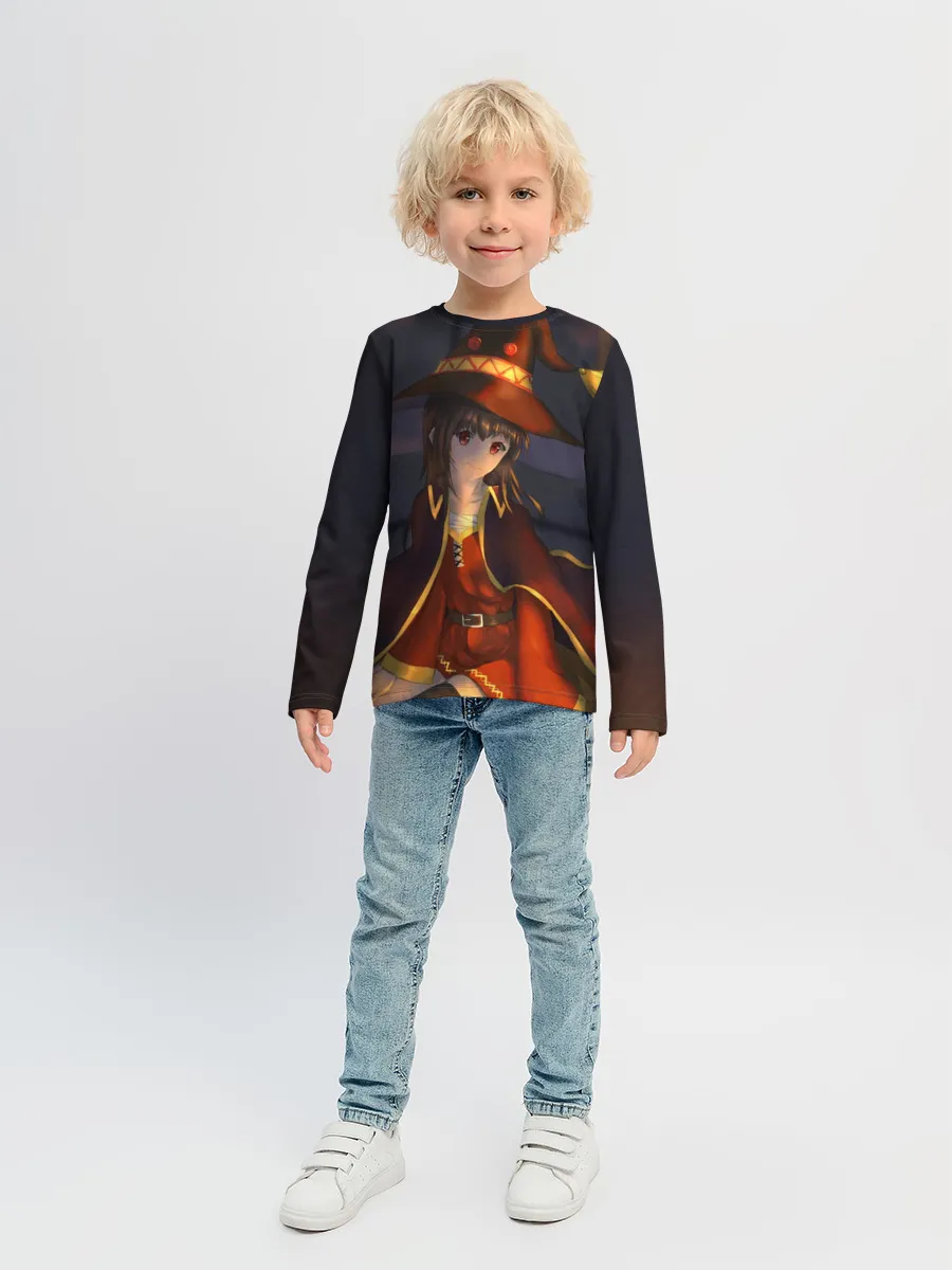 Детский лонгслив / Megumin ночная