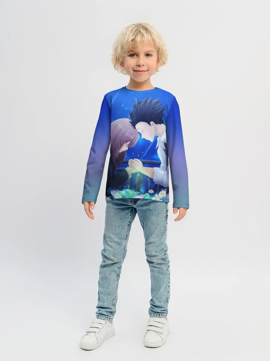 Детский лонгслив / Сёко Нисимия и Шоя Ишида